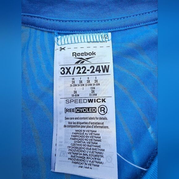 NWT Reebok Tank Top Blue (TK31) - Picture 6 of 14